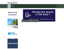 Tablet Screenshot of mugshotz.com